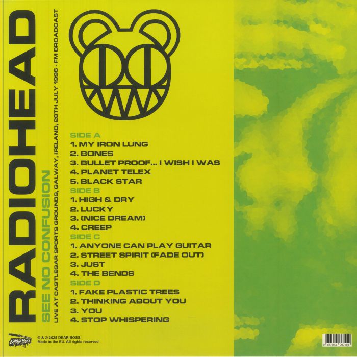 RADIOHEAD – See No Confusion 2xLP