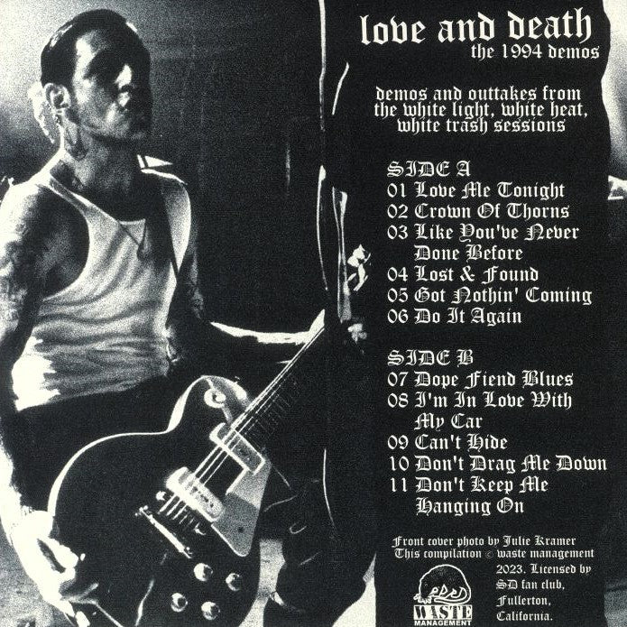 SOCIAL DISTORTION – Love & Death: The 1994 Demos LP