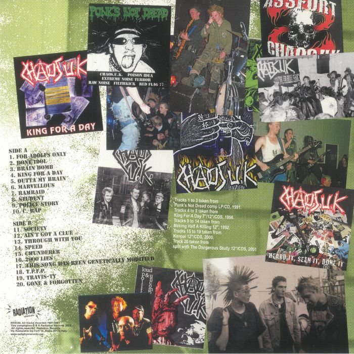 CHAOS U.K. – Kings For A Day (The Vinyl Japan Years: 1991-2021) LP