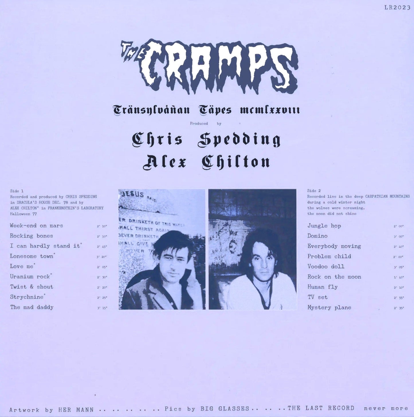 CRAMPS – Tränsylvåñan Täpes MCMLXXVIII • The Last Record LP