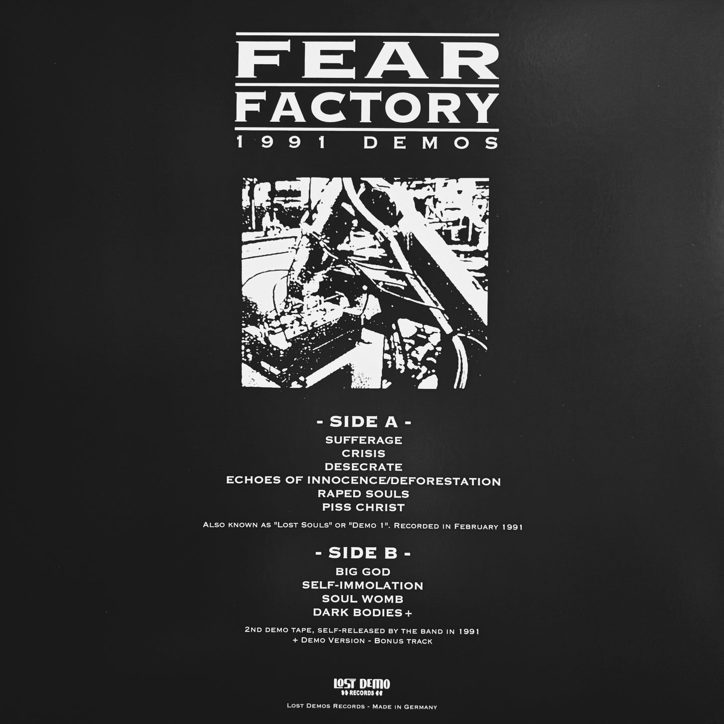 FEAR FACTORY – 1991 Demos LP