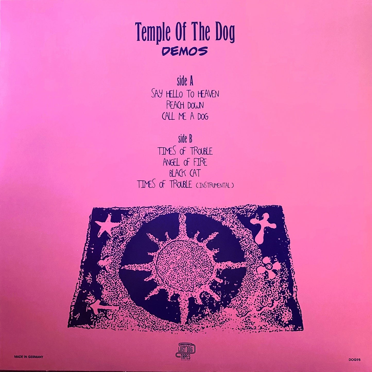 TEMPLE OF THE DOG – Demos LP