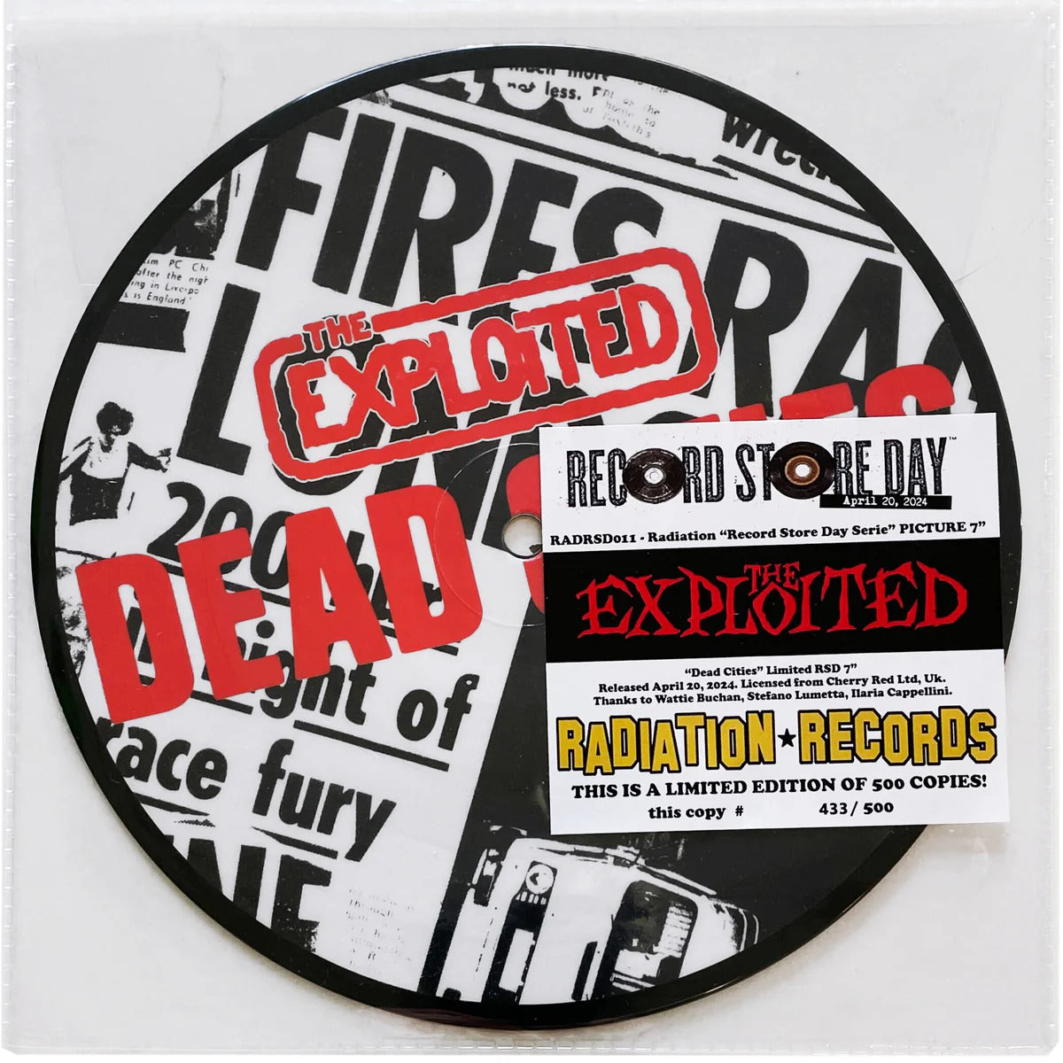 EXPLOITED – Dead Cities 7"