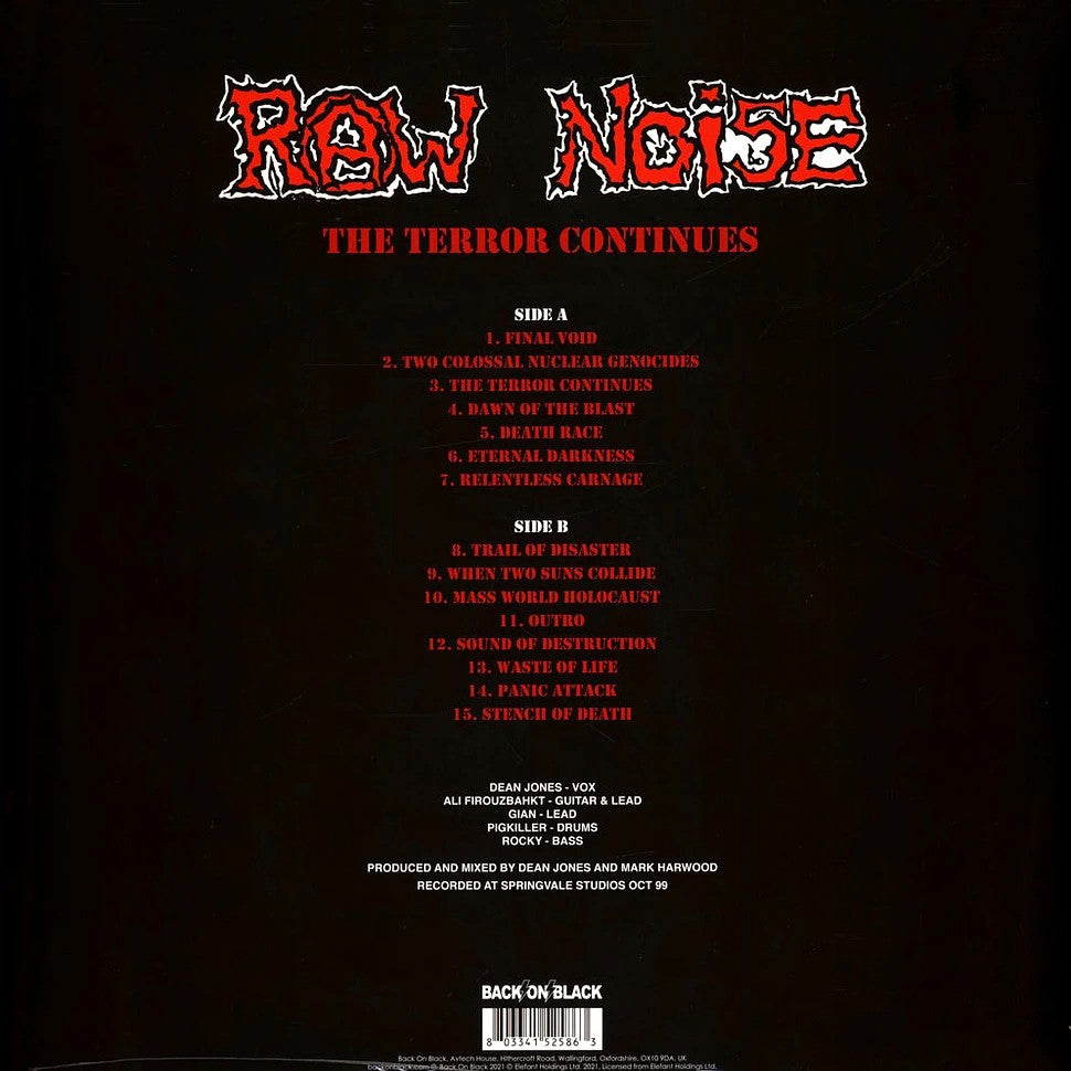 RAW NOISE – The Terror Continues LP