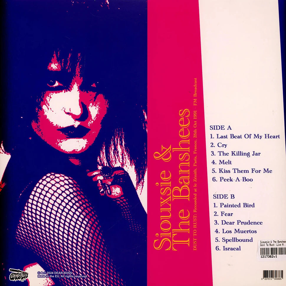 SIOUXSIE & THE BANSHEES – Dust To Rust • Live At Le Zénith 1991 LP