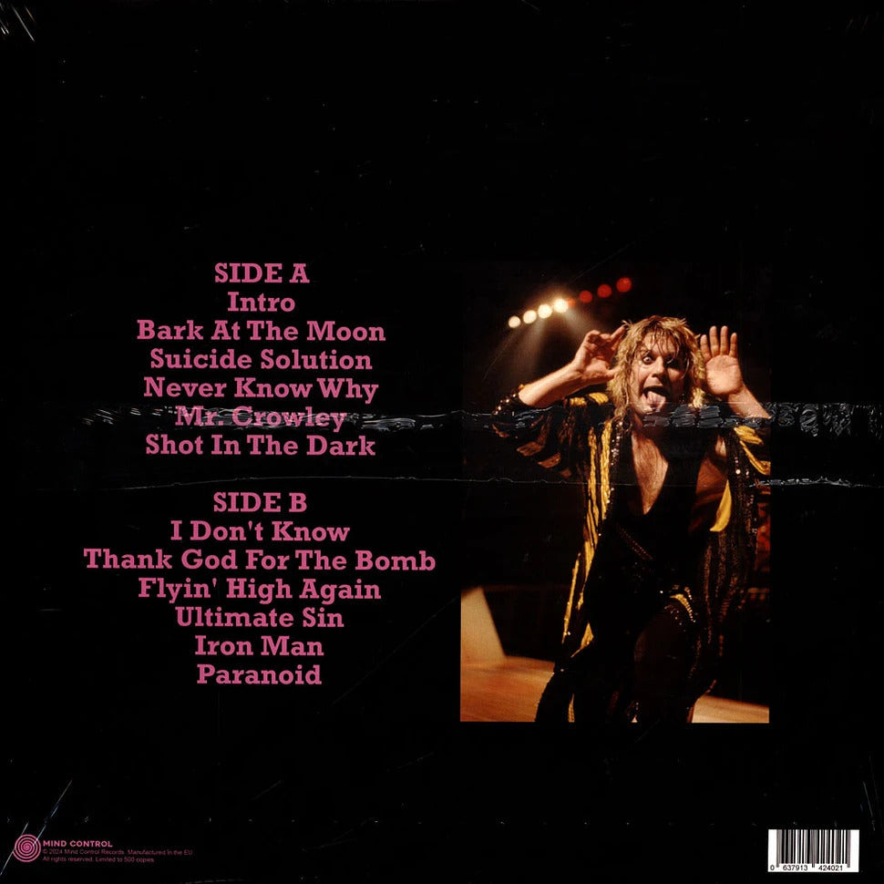 OZZY OSBOURNE – A Nameless Grave • Live At Kemper Arena, Kansas City 1986 LP