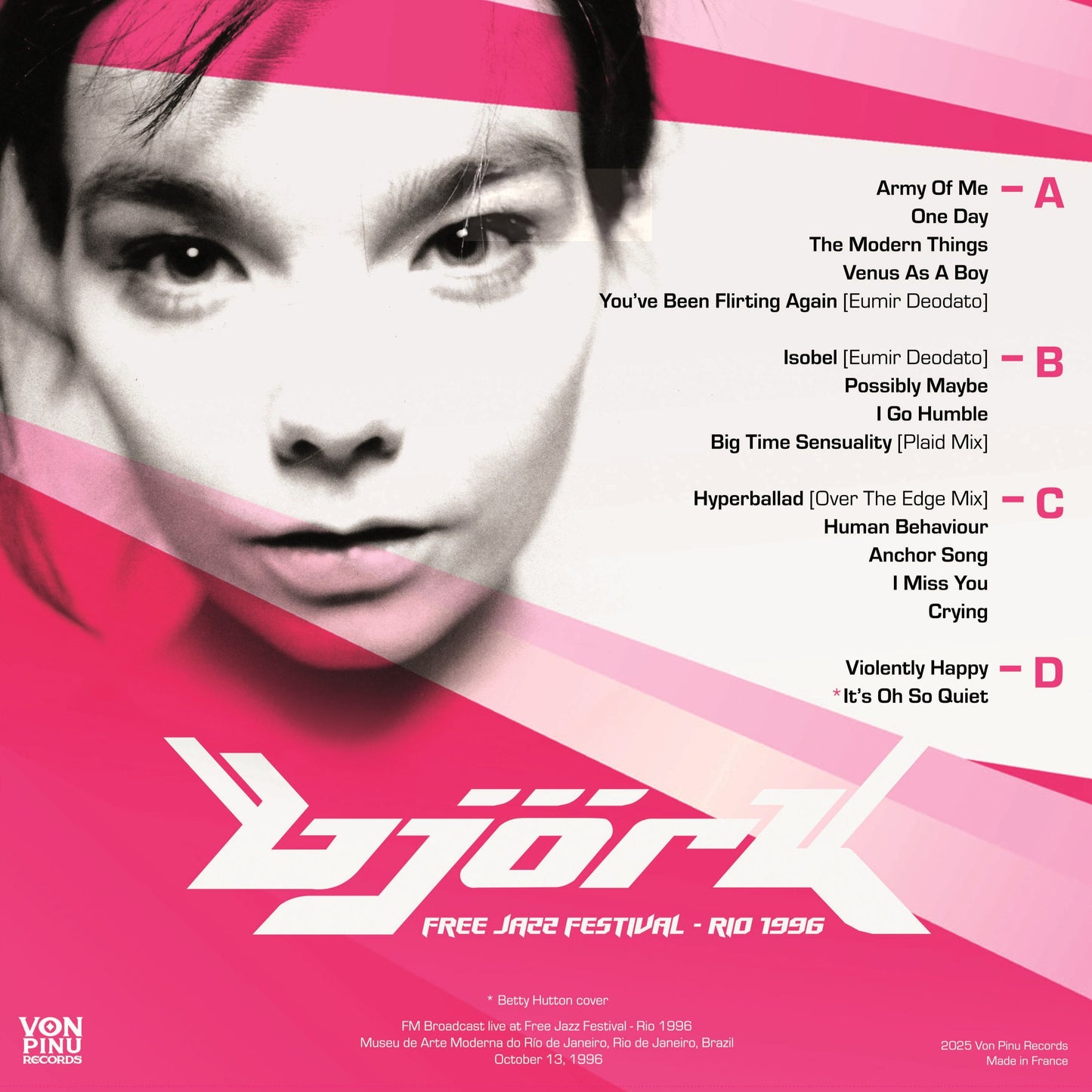 BJORK – Free Jazz Festival • Rio 1996 2xLP
