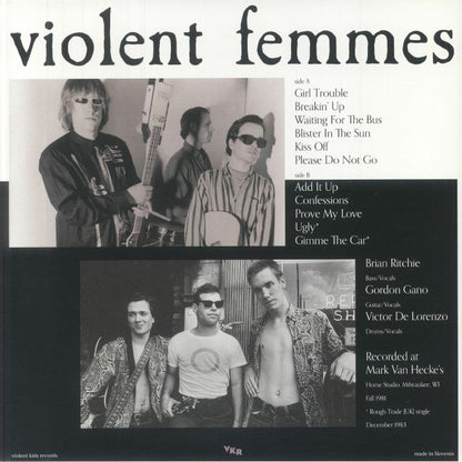 VIOLENT FEMMES – 1981 Studio Demo LP