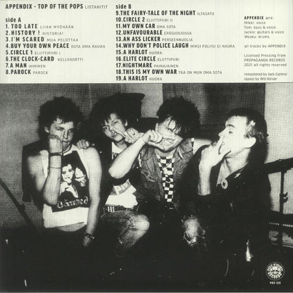 APPENDIX – Top Of The Pops - Listahitit LP