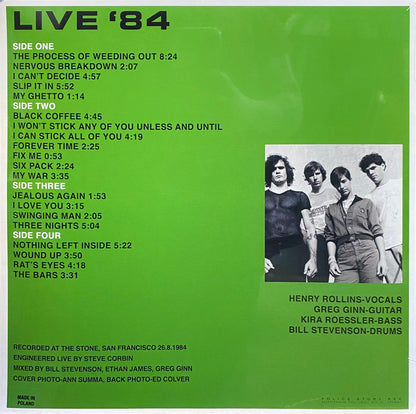 BLACK FLAG – Live '84 2xLP