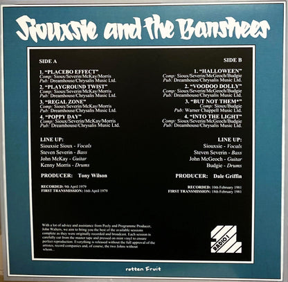 SIOUXSIE & THE BANSHEES – The Peel Sessions: 1979 - 1981 LP