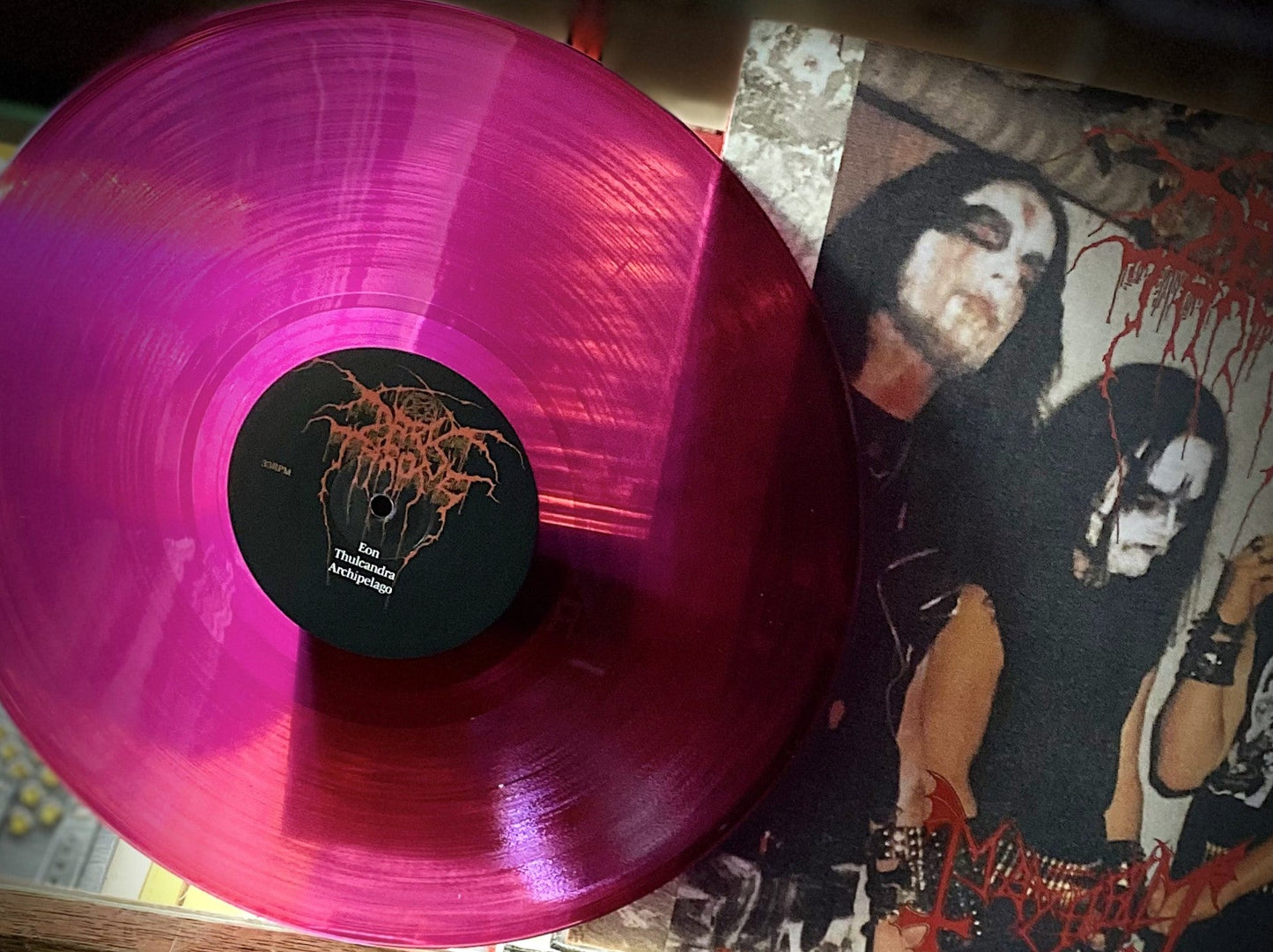 DARKTHRONE / MAYHEM – The True Legends In Black LP