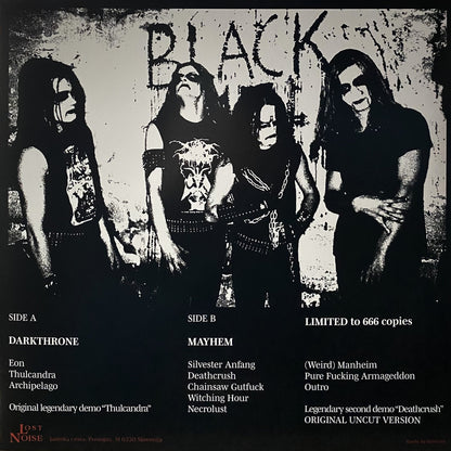DARKTHRONE / MAYHEM – The True Legends In Black LP