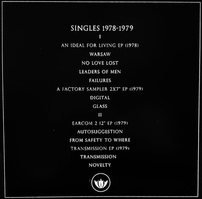 JOY DIVISION – Singles Collection 1978–1979 • Volume 1 LP