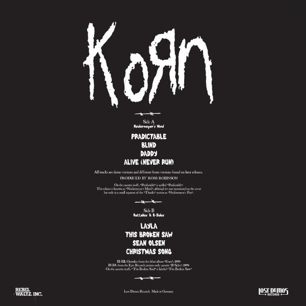 KORN – Neidermeyer's Mind • Debut Demo 1993 LP