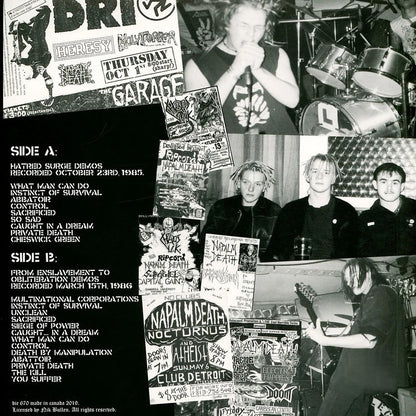 NAPALM DEATH – Demos 1985 - 1986 LP