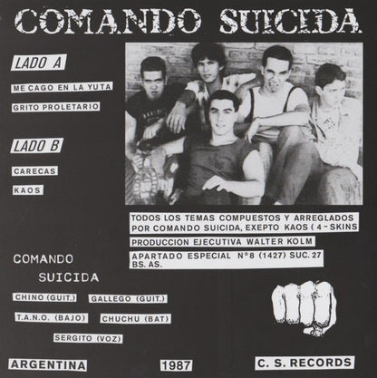 COMANDO SUICIDA – AL K.O. 7"