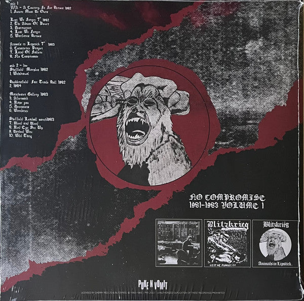 BLITZKRIEG – No Compromise 1981-1983 Volume 1 LP