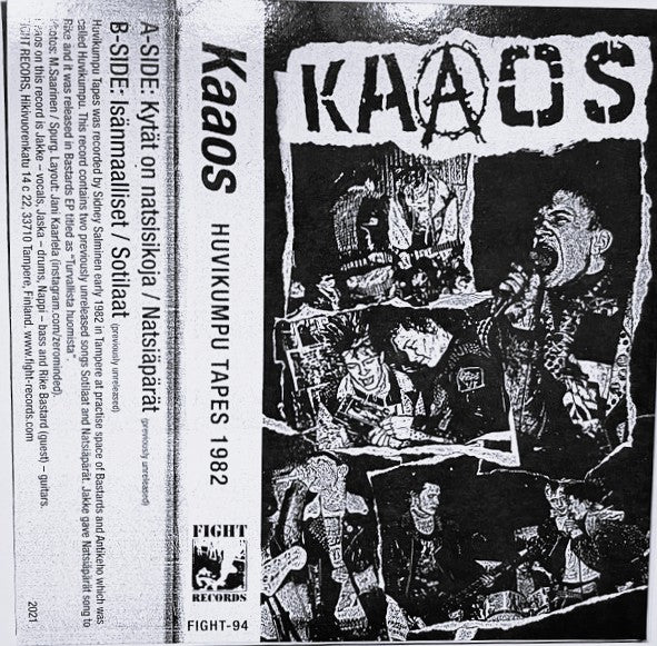 KAAOS – Huvikumpu Tapes 1982 7"