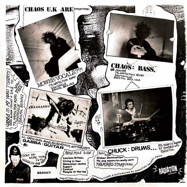 CHAOS U.K. – Short Sharp Shock LP