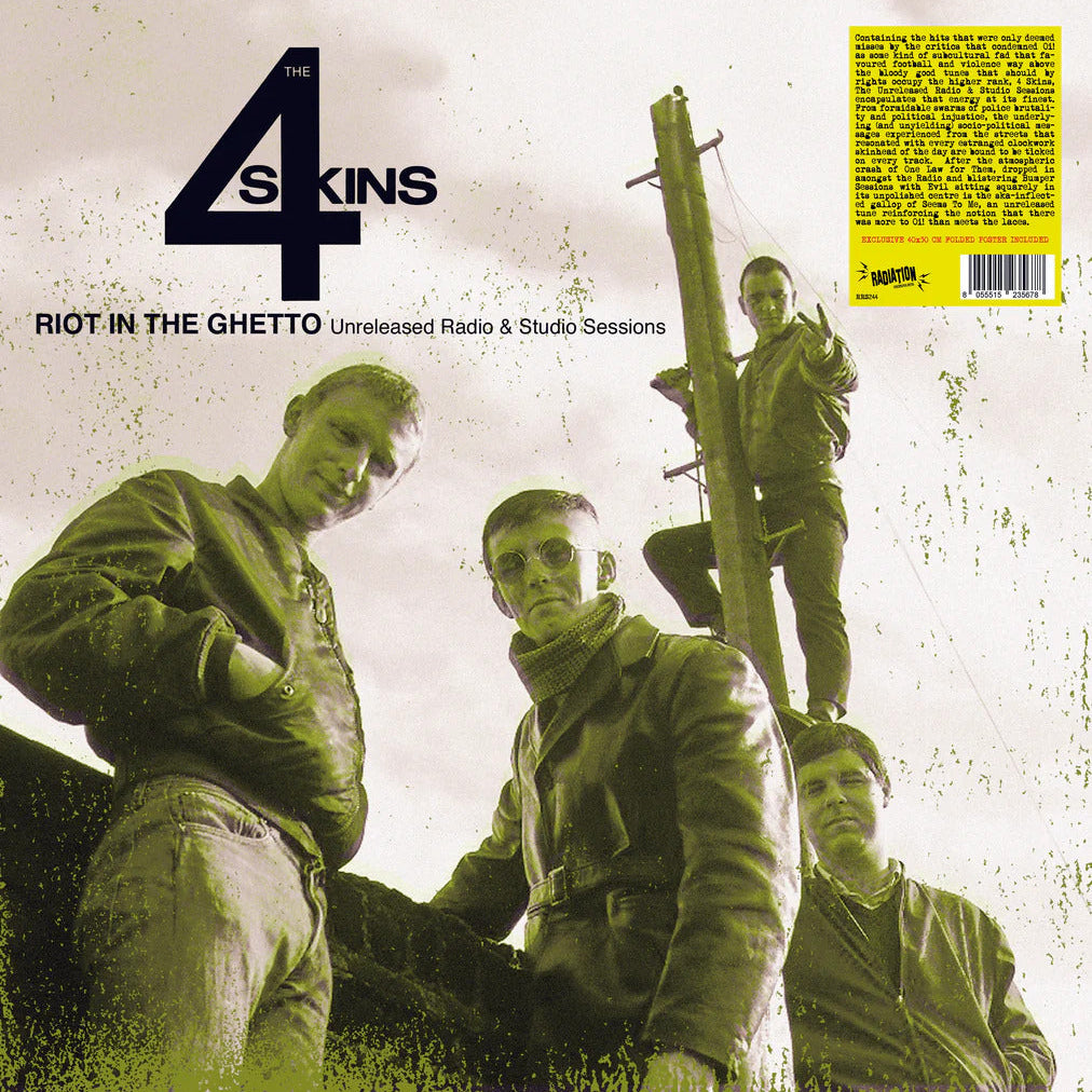 4 SKINS – Riot In The Ghetto • Unreleased Radio & Studio Sessions LP