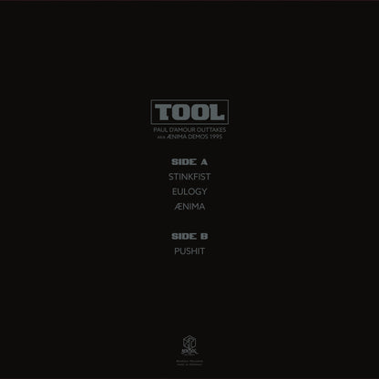 TOOL – Ænima Demos 1995 • Paul D'Amour Outtakes LP