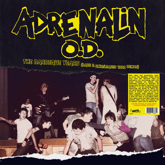 ADRENALIN O.D. – The Barbeque Years • Rare & Unreleased 1982 Demos LP