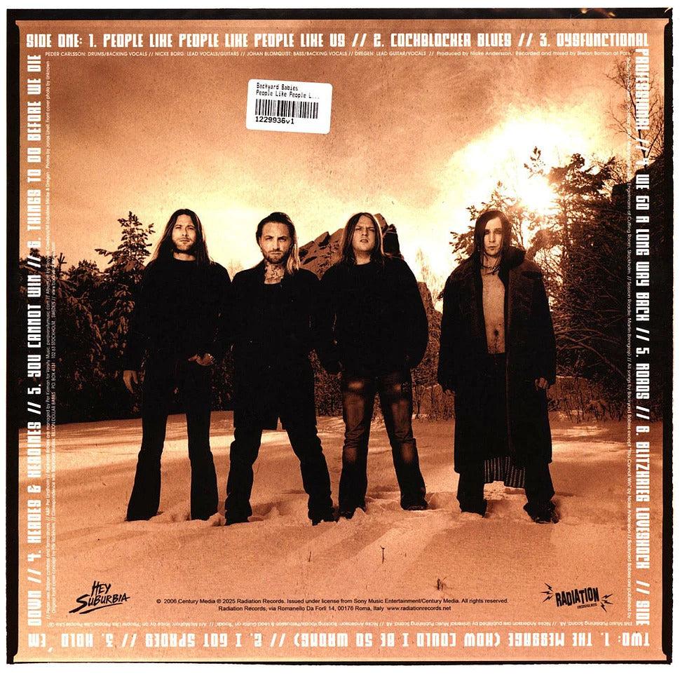 BACKYARD BABIES – People Like People Like People Like Us LP