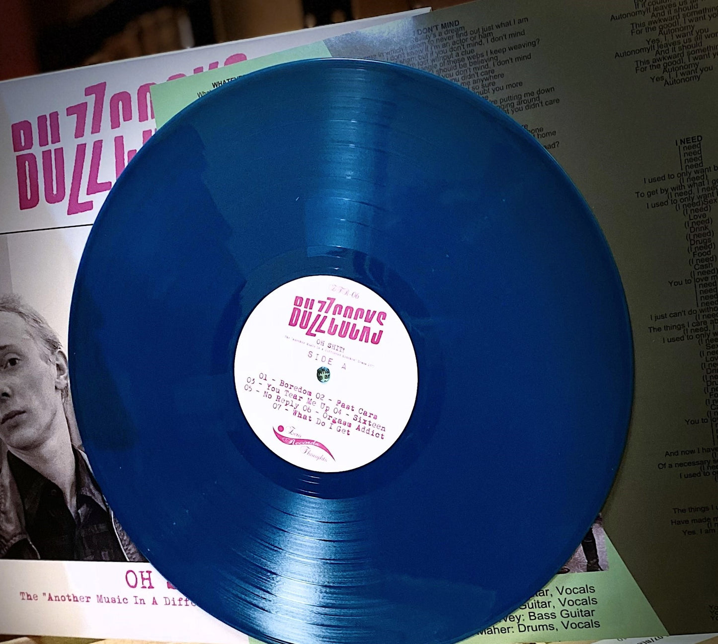 BUZZCOCKS – Oh Shit! • Another Music In A Different Kitchen Demos 1977 LP