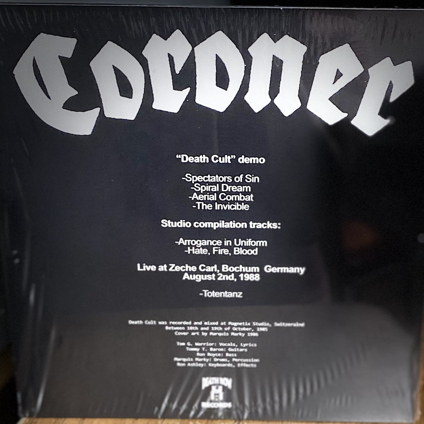 CORONER – Death Cult LP