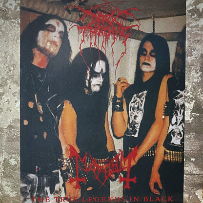 DARKTHRONE / MAYHEM – The True Legends In Black LP