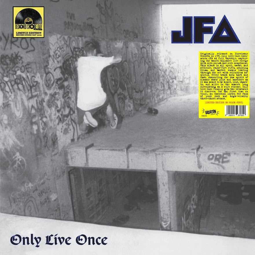 J.F.A. – Only Live Once LP
