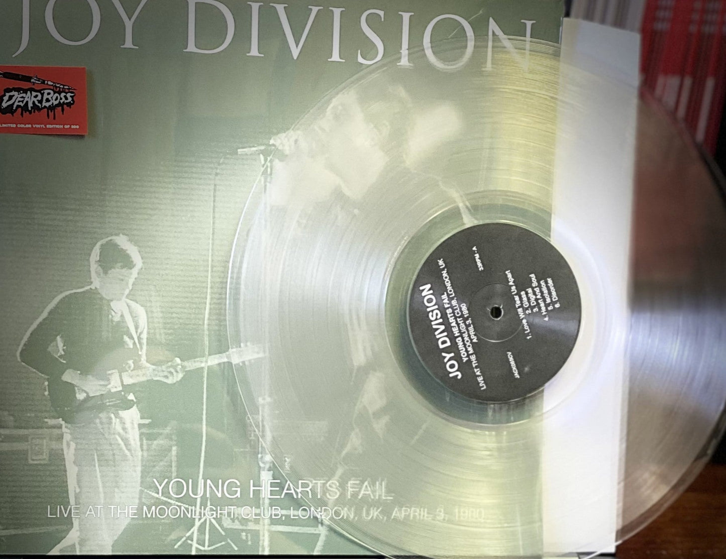 JOY DIVISION – Young Hearts Fail • Live At The Moonlight Club 1980 LP