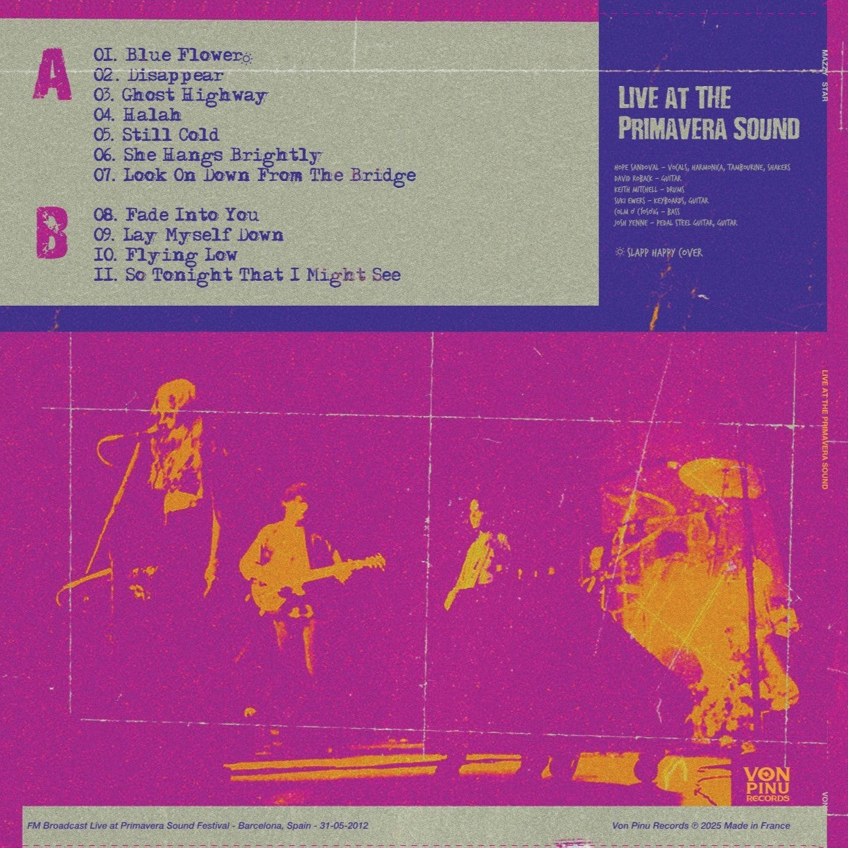 MAZZY STAR – Live At The Primavera Sound LP