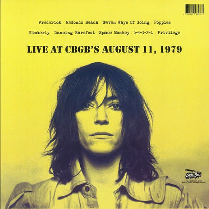 PATTI SMITH – First We Take Manhattan • Live At CBGB's 1979 LP