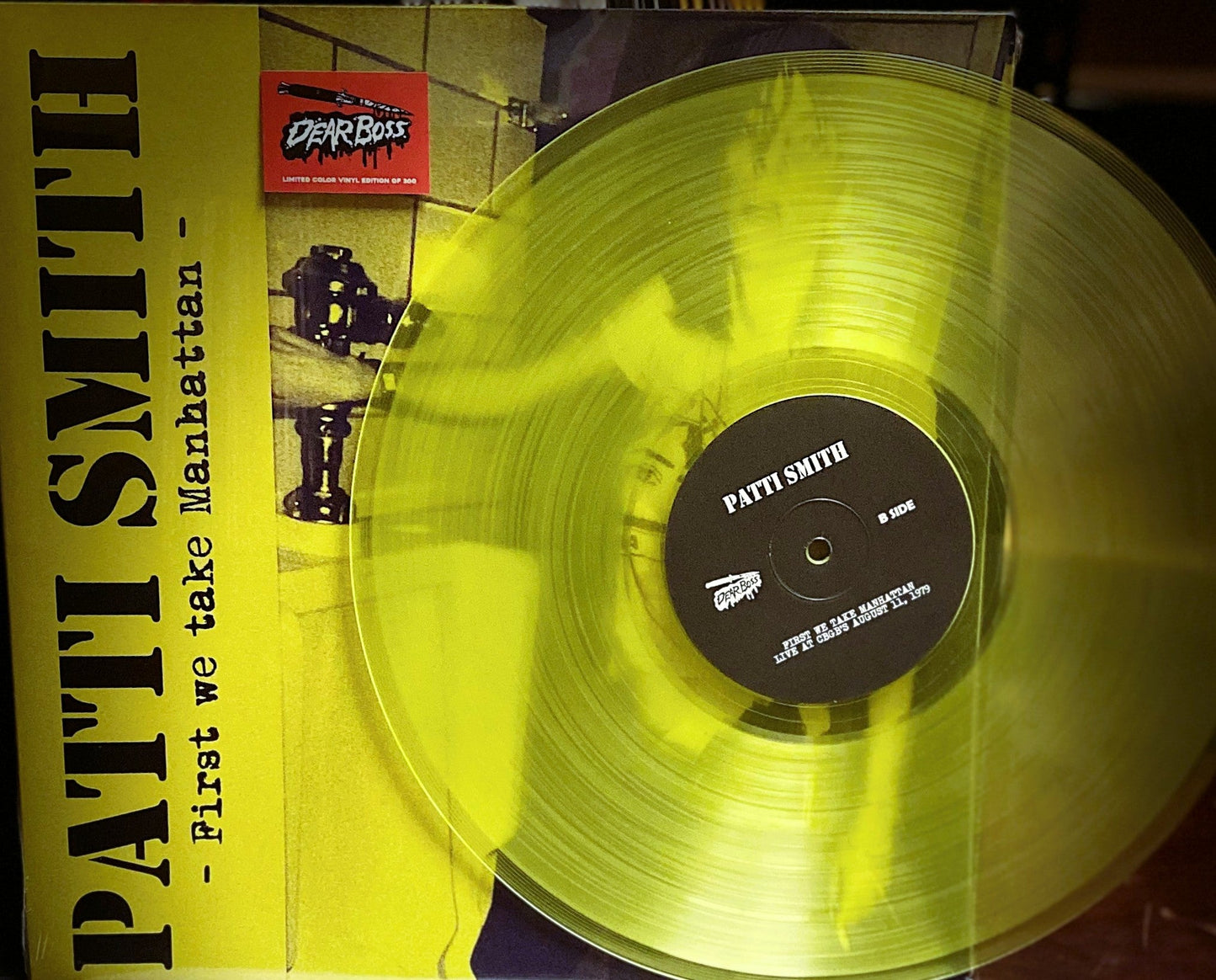 PATTI SMITH – First We Take Manhattan • Live At CBGB's 1979 LP