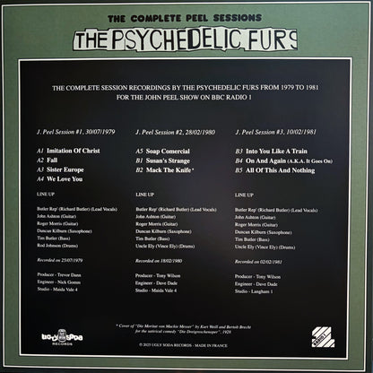PSYCHEDELIC FURS – The Complete Peel Sessions LP