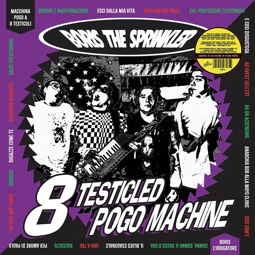 BORIS THE SPRINKLER – 8 Testicled Pogo Machine LP