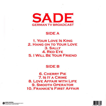 SADE – German TV Broadcast LP
