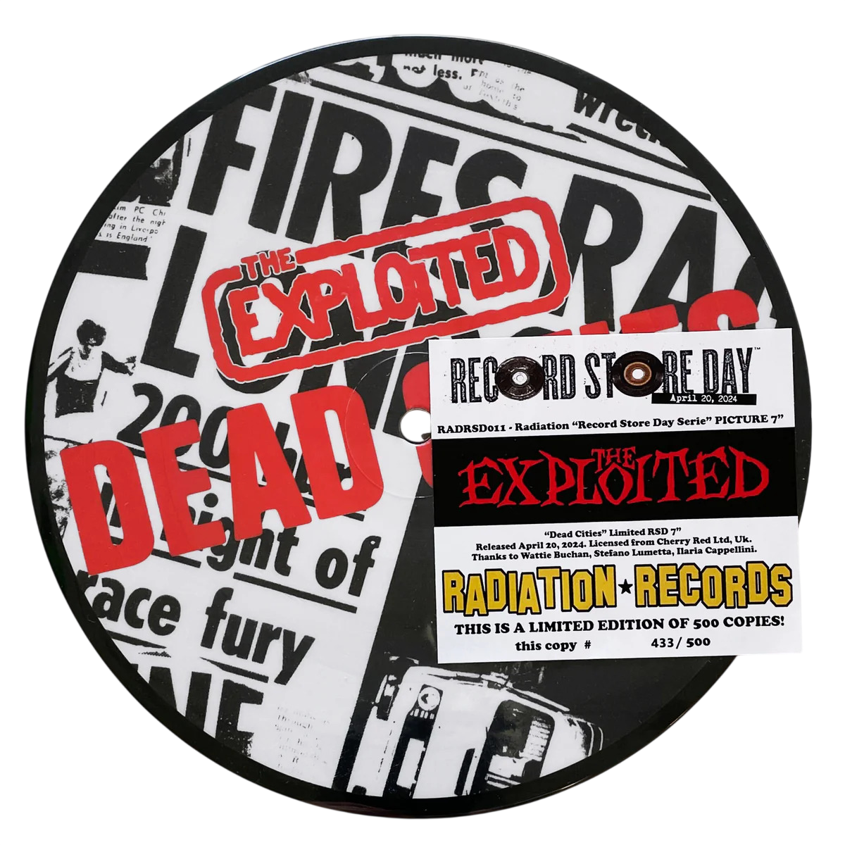 EXPLOITED – Dead Cities 7"